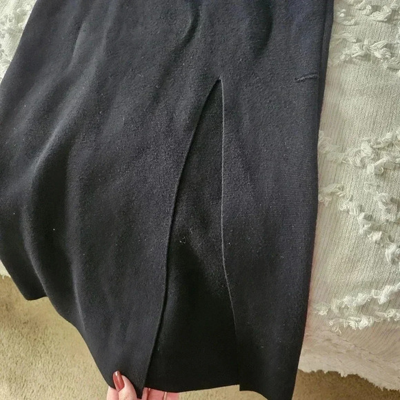 Abercrombie & Fitch Women's Black Sheath Dress Long Sleeve XSP - Picture 6 of 7